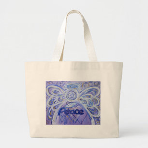 Bolsa Tote Grande Bag de Arte de Anjo da Paz