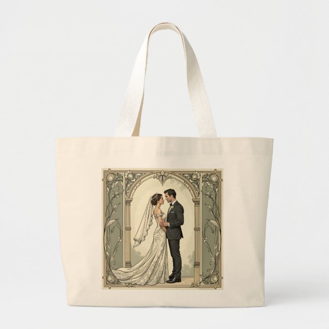 Bolsa Tote Grande Bag de Casamento (Frente)
