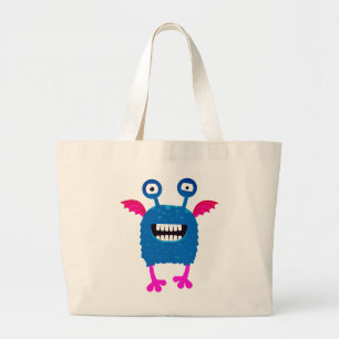 Bolsa Tote Grande Bag de Tote do NOME PERSONALIZADO DO MONSTER FLYY