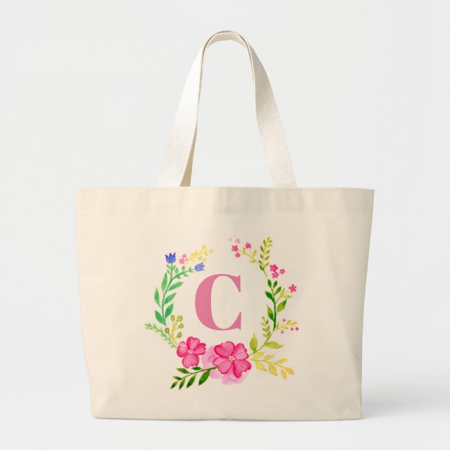 Bolsa Tote Grande Bag Floral Floral Tote (Frente)