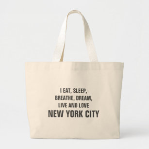 Bolsa Tote Grande Bag Nova Iorque de Toque ao Vivo e Amor