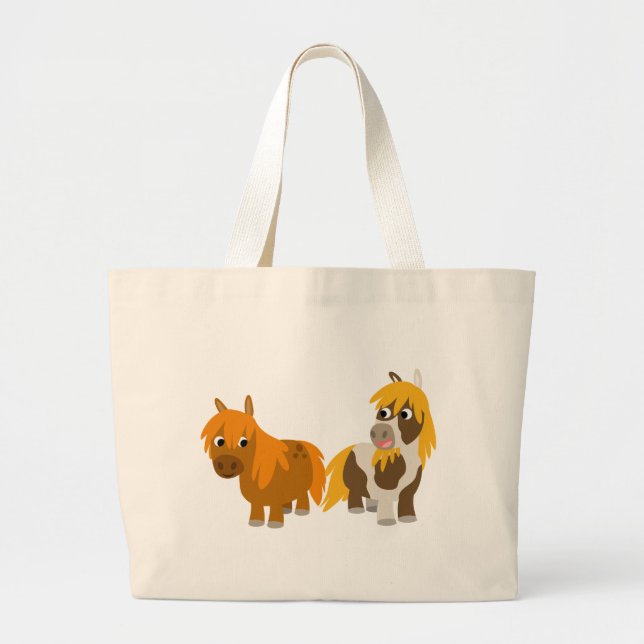 Bolsa Tote Grande Bag personalizada de Pontes de Cartoon Bonitos (Frente)