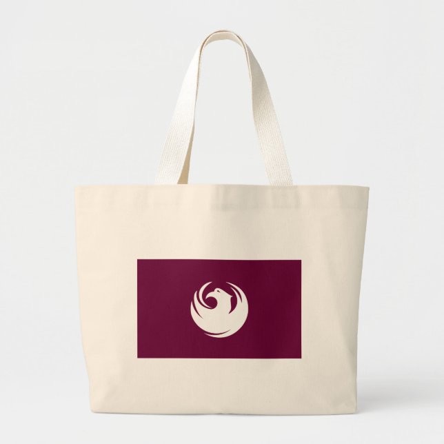 Bolsa Tote Grande Bag with Flag of Phoenix City, Arizona (Frente)