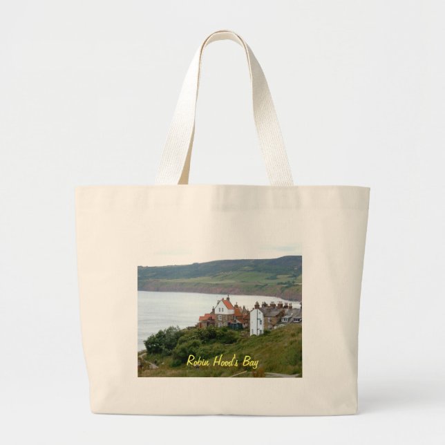 Bolsa Tote Grande Baía de Robin Hood (Frente)