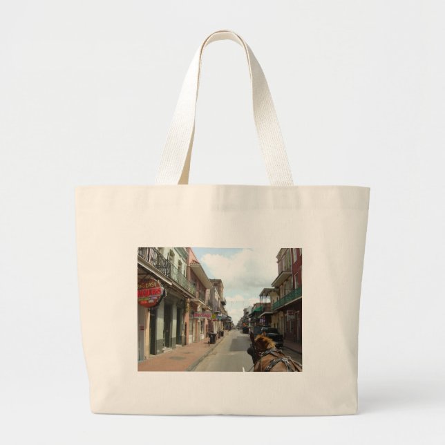 Bolsa Tote Grande Bairro francês de Nova Orleães (Frente)