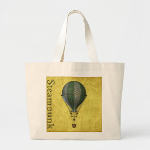Bolsa Tote Grande Balão Steampunk Vitoriano