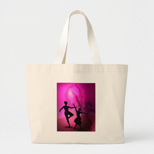 Bolsa Tote Grande Balé Dancers (Frente)