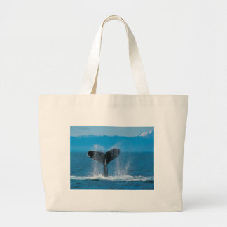 Bolsa Tote Grande Baleia de Humpback