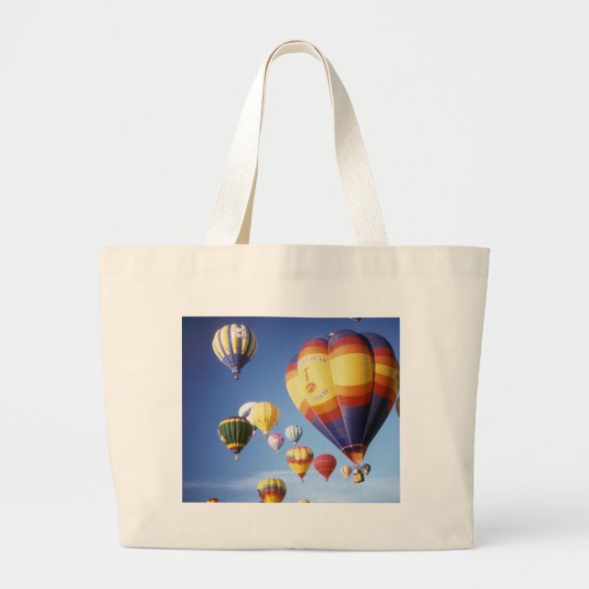 Bolsa Tote Grande Balões de ar quente (Frente)