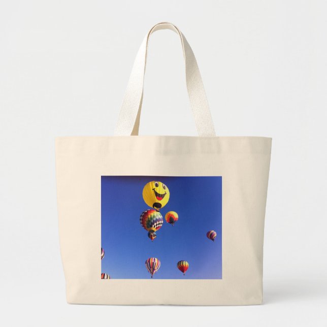 Bolsa Tote Grande Balões de ar quente (Frente)