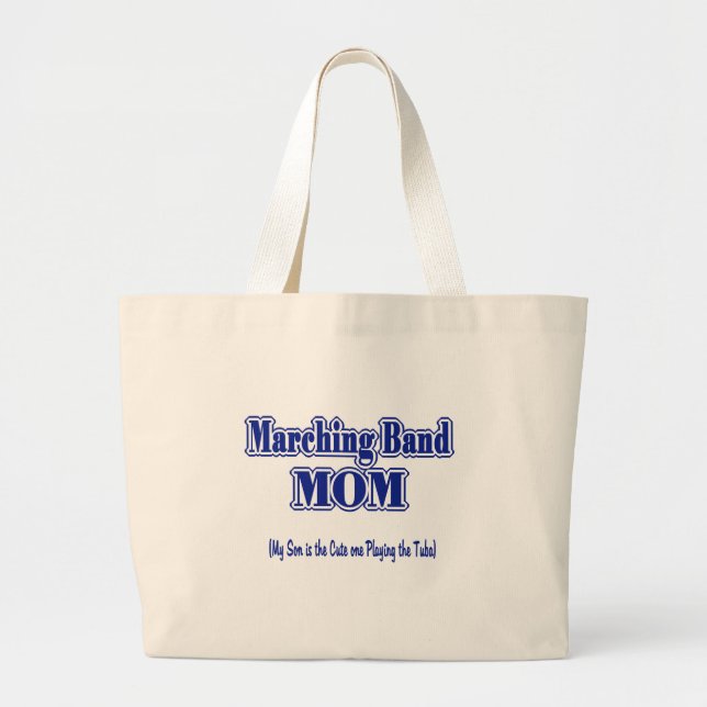 Bolsa Tote Grande Banda de Marcha Mãe/ Tuba (Frente)