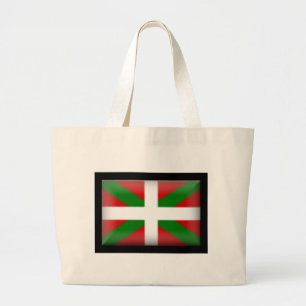 Bolsa Tote Grande Bandeira Basque País Vasco