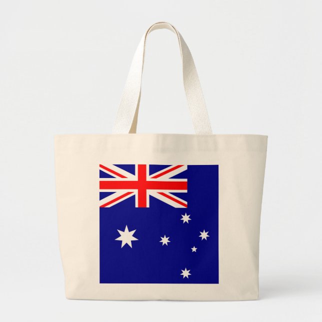 Bolsa Tote Grande Bandeira da Austrália (Frente)