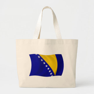 Bolsa Tote Grande Bandeira da Bósnia e Herzegovina