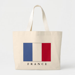Bolsa Tote Grande Bandeira da France Bag