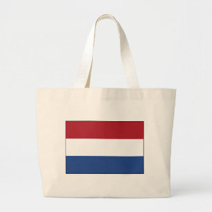 Bolsa Tote Grande Bandeira da Holanda