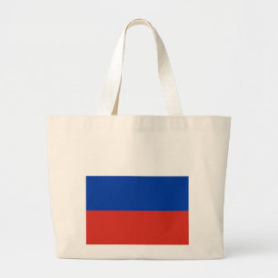 Bolsa Tote Grande Bandeira da Rússia