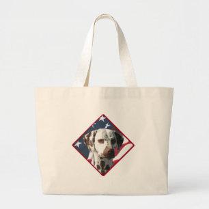 Bolsa Tote Grande Bandeira Dalmatian 2