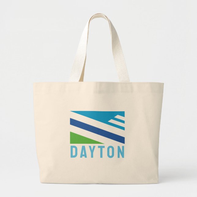 Bolsa Tote Grande Bandeira de Dayton, Ohio (2021) (Frente)