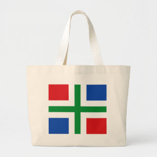 Bolsa Tote Grande Bandeira de Groningen (província)
