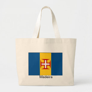 Bolsa Tote Grande Bandeira de Madeira