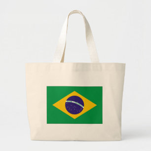Bolsa Tote Grande Bandeira do Brasil
