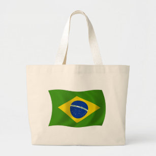 Bolsa Tote Grande Bandeira do Brasil