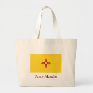Bolsa Tote Grande Bandeira do estado de New mexico