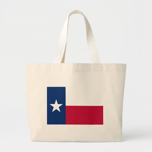 Bolsa Tote Grande Bandeira do Estado do Texas (Frente)