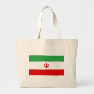 Bolsa Tote Grande Bandeira do Irã