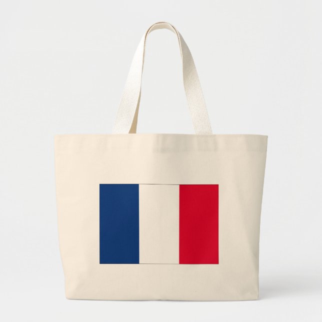 Bolsa Tote Grande Bandeira França (Frente)