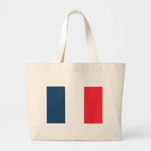 Bolsa Tote Grande Bandeira francesa