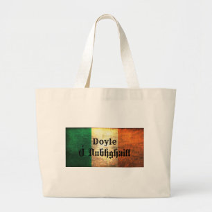 Bolsa Tote Grande Bandeira irlandesa Doyle