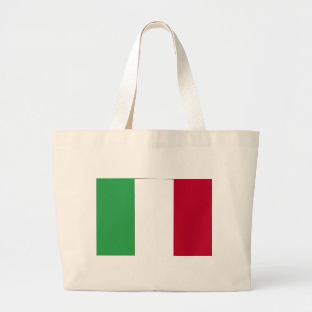 BOLSA TOTE GRANDE BANDEIRA ITALIANA (Frente)