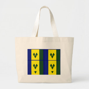 Bolsa Tote Grande bandeira santo