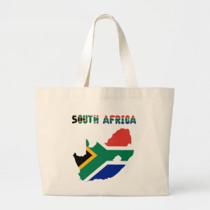 Bolsa Tote Grande Bandeira sul-africana