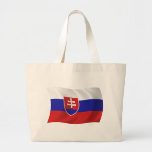 Bolsa Tote Grande Bandeira Tote da Eslováquia