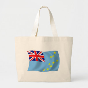 Bolsa Tote Grande Bandeira Tuvalu Tote Bag