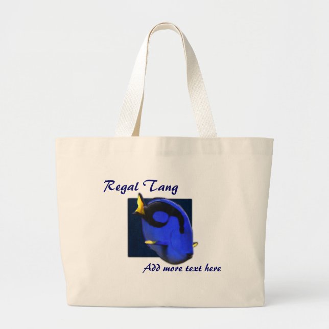 Bolsa Tote Grande Bandeja azul (Frente)