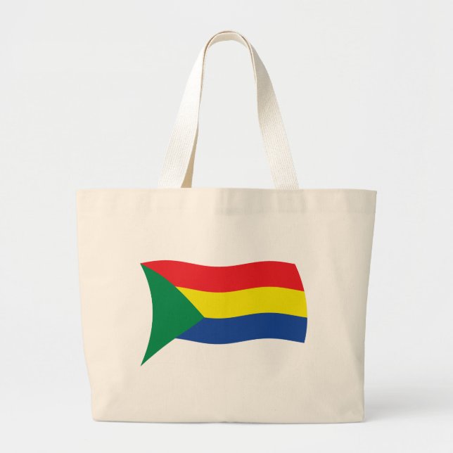 Bolsa Tote Grande Bandeja de Bandeira Druze (Frente)