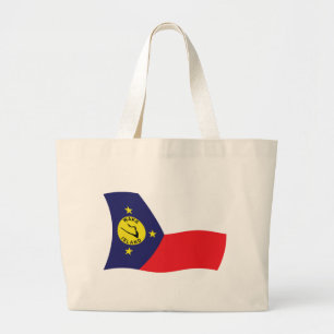 Bolsa Tote Grande Bandeja de Tota de Sinalizador da Ilha acordar
