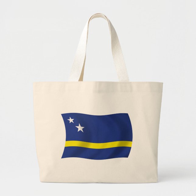 Bolsa Tote Grande Bandeja de Tote do Sinalizador Curacao (Frente)