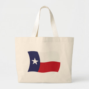 Bolsa Tote Grande Bandeja de Tote do Texas Flag