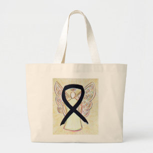 Bolsa Tote Grande Banheira de Toques Personalizada de Fita de Consci