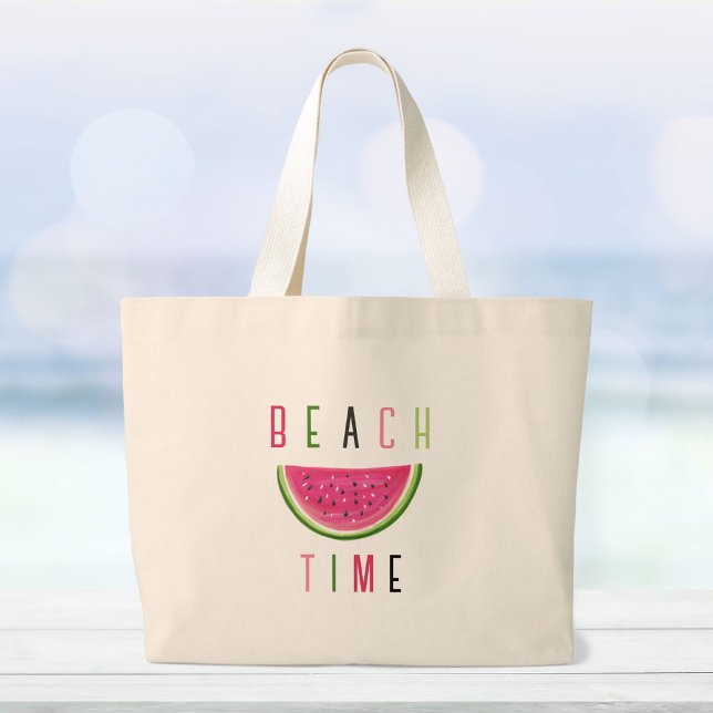 Bolsa Tote Grande Banheira de Tote de Hora de Praia (Criador carregado)