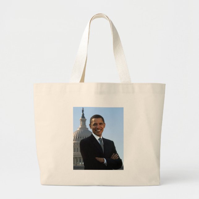 Bolsa Tote Grande Barack Obama (Frente)