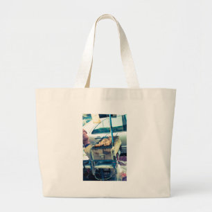 Bolsa Tote Grande Barbeque da comida de Bangkok com esquisitões