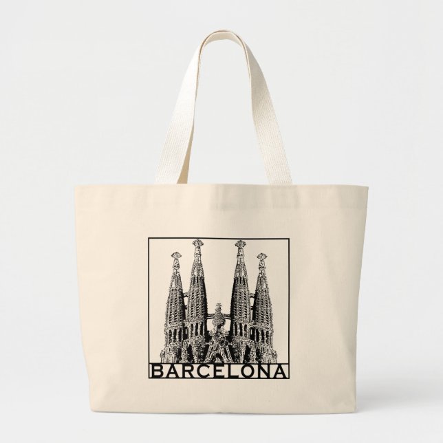 Bolsa Tote Grande Barcelona (Frente)