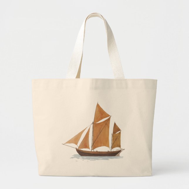 Bolsa Tote Grande Barco (Frente)