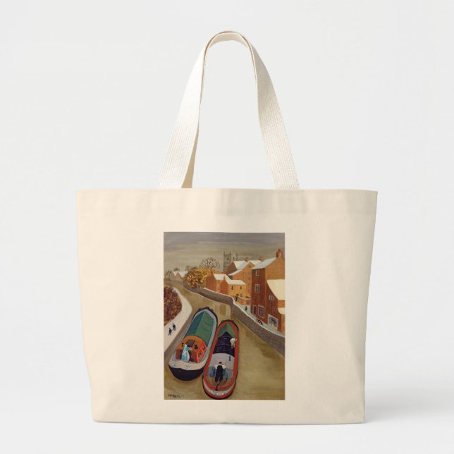 Bolsa Tote Grande Barcos estreitos (Frente)